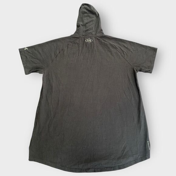 Under Armour Project Rock Black Bull Short Sleeve Hoodie Mens size XL - Picture 4 of 6